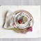 Coraline Coastal Multicolor Stoneware Hotel Restaurant Plate - Set of 12