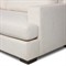 Hudson Modern Classic Heathered Ivory Crypton Corner Sectional - 130&quot;
