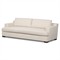 Hudson Modern Classic Heathered Ivory Crypton Sofa - 96&quot;