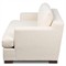Hudson Modern Classic Heathered Ivory Crypton Sofa - 96&quot;