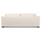 Hudson Modern Classic Heathered Ivory Crypton Sofa - 96&quot;