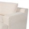 Hudson Modern Classic Heathered Ivory Crypton Sofa - 96&quot;