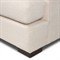 Hudson Modern Classic Heathered Ivory Crypton Sofa - 96&quot;
