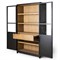 Clarence Modern Classic Black Oak Display Case