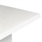 Avila Aged White Concrete Outdoor Dining Table - 84&quot;