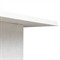 Avila Aged White Concrete Outdoor Dining Table - 84&quot;