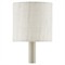 Jodie Coastal Beach Cream Grasscloth Drum Chandelier Shade