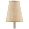 Jodie Coastal Beach Natural Grasscloth Tapered Chandelier Shade