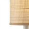Jodie Coastal Beach Natural Grasscloth Drum Chandelier Shade