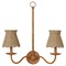 Eliza Coastal Beach Natural Seagrass Scalloped Chandelier Shade