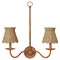 Eliza Coastal Beach Natural Seagrass Scalloped Chandelier Shade