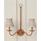 Eliza Coastal Beach Whitewash Seagrass Scalloped Chandelier Shade