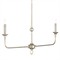Britanny French Country Champagne Linear Chandelier