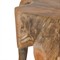 Prescy Coastal Beach Natural Brown Teak Wood Root End Table