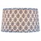 Gerica Updated Traditional Blue Pattern Tapered Lamp Shade