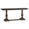Nora Updated Traditional Brown Mango Wood Rectangular Console Table