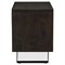 Atlas Rustic Lodge Dark Brown Acacia Wood Nightstand