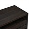 Atlas Rustic Lodge Dark Brown Acacia Wood Nightstand