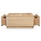 Rex Modern Classic Natural Oak Rectangular Storage Coffee Table