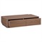 Rex Modern Classic Brown Walnut Rectangular Storage Coffee Table