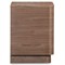 Rex Modern Classic Brown Walnut Nightstand