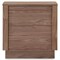 Rex Modern Classic Brown Walnut Nightstand
