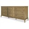 Melanie Updated Traditional Brown Oak Dresser