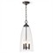 Maiden Updated Traditional Glass Shade Bronze Pendant