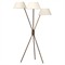 Fienna Modern Classic Bronze Iron Tripod Floor Lamp