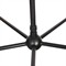 Mirelle Traditional Pleated Shade Black Iron 5 Light Chandelier