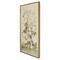 Vionna French Country Cream Floral Chinoiserie Walnut Frame Painting - 40x26