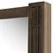 Vexel Updated Traditional Dark Brown Oak Full Length Floor Mirror