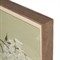Lumi French Country Green Floral Chinoiserie Walnut Frame Painting - 40x25