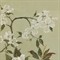 Lumi French Country Green Floral Chinoiserie Walnut Frame Painting - 40x25