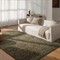 Aisla Coastal Beach Green Wool Solid Rug - 6&#39;x9&#39;