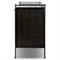 Casandra Updated Traditional Charcoal Oak Bronze Metal Media Cabinet - 83&quot;