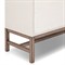 Philip Modern Classic Cream Raffia Mahogany Wood Tall Dresser