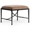 Jane Updated Traditional Altair Mushroom Bronze Iron Rectangular Stool