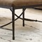 Jane Updated Traditional Altair Mushroom Bronze Iron Rectangular Stool