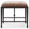 Jane Updated Traditional Altair Mushroom Bronze Iron Rectangular Stool