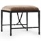 Jane Updated Traditional Altair Mushroom Bronze Iron Rectangular Stool