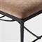 Jane Updated Traditional Altair Mushroom Bronze Iron Rectangular Stool