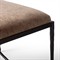 Jane Updated Traditional Altair Mushroom Bronze Iron Rectangular Stool