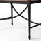 Jane Updated Traditional Altair Mushroom Bronze Iron Rectangular Stool