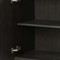 Manvel Modern Classic Smoked Black Oak Media Cabinet - 85&quot;