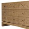 Rayan Rustic Lodge Natural Brown Reclaimed Wood Double Dresser