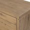 Kortney Rustic Lodge Natural Brown Oak Wood Rotating Rectangular Desk