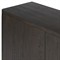 Slade Rustic Lodge Black Oak Wood Media Cabinet - 94&quot;