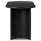 Paris Modern Classic Black Acacia Wood Oval Desk