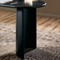 Paris Modern Classic Black Acacia Wood Oval Desk